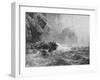 'Where Nought Is Heard But Lashing Wave And Sea-Birds' Cry', c1880, (1912)-Peter Graham-Framed Giclee Print