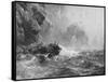 'Where Nought Is Heard But Lashing Wave And Sea-Birds' Cry', c1880, (1912)-Peter Graham-Framed Stretched Canvas