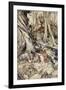 ..Where Often You and I Upon Faint Primrose-Beds Were Wont to Lie-Arthur Rackham-Framed Giclee Print