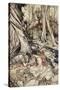 ..Where Often You and I Upon Faint Primrose-Beds Were Wont to Lie-Arthur Rackham-Stretched Canvas