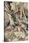 ..Where Often You and I Upon Faint Primrose-Beds Were Wont to Lie-Arthur Rackham-Stretched Canvas