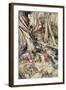 ..Where Often You and I Upon Faint Primrose-Beds Were Wont to Lie-Arthur Rackham-Framed Giclee Print