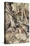 ..Where Often You and I Upon Faint Primrose-Beds Were Wont to Lie-Arthur Rackham-Stretched Canvas