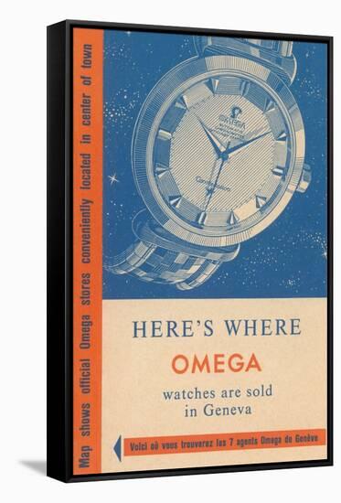 Where Omega Watches are Sold-null-Framed Stretched Canvas