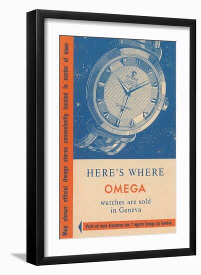 Where Omega Watches are Sold-null-Framed Art Print