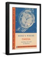 Where Omega Watches are Sold-null-Framed Art Print