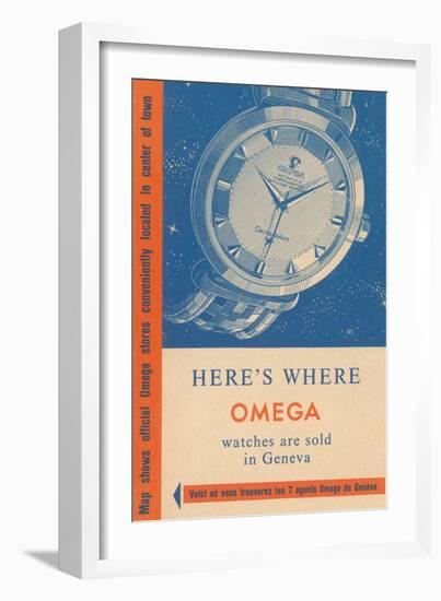 Where Omega Watches are Sold-null-Framed Art Print