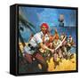 Where Once Buccaneers Reigned. When Pirates Controlled the West Indies.-McConnell-Framed Stretched Canvas
