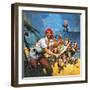 Where Once Buccaneers Reigned. When Pirates Controlled the West Indies.-McConnell-Framed Giclee Print