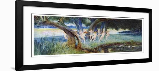 Where Rural Fays And Fairies Dwell-Walter Jenks Morgan-Framed Art Print