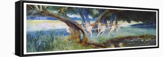 Where Rural Fays And Fairies Dwell-Walter Jenks Morgan-Framed Stretched Canvas