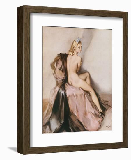 Where's My Hat?-David Wright-Framed Art Print