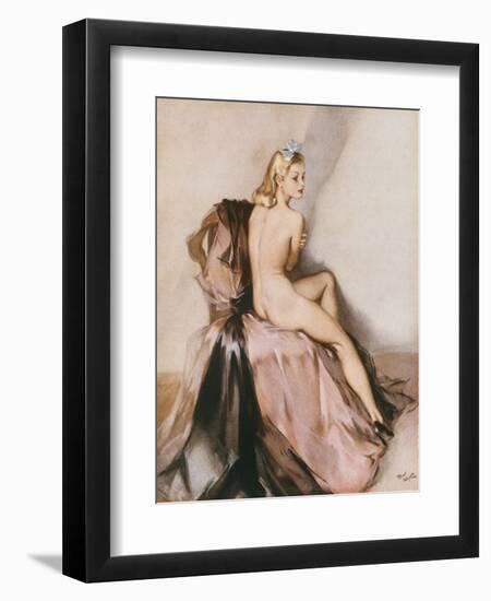 Where's My Hat?-David Wright-Framed Art Print