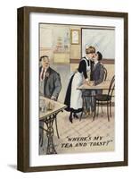 Where's My Tea and Toast?-null-Framed Giclee Print