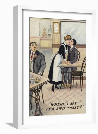 Where's My Tea and Toast?-null-Framed Giclee Print