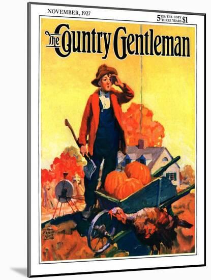 "Where's That Turkey?," Country Gentleman Cover, November 1, 1927-William Meade Prince-Mounted Giclee Print