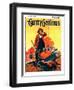 "Where's That Turkey?," Country Gentleman Cover, November 1, 1927-William Meade Prince-Framed Premium Giclee Print