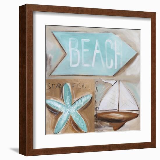 Where's the Beach?-Amanda J^ Brooks-Framed Art Print