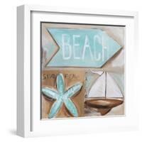 Where's the Beach?-Amanda J^ Brooks-Framed Art Print