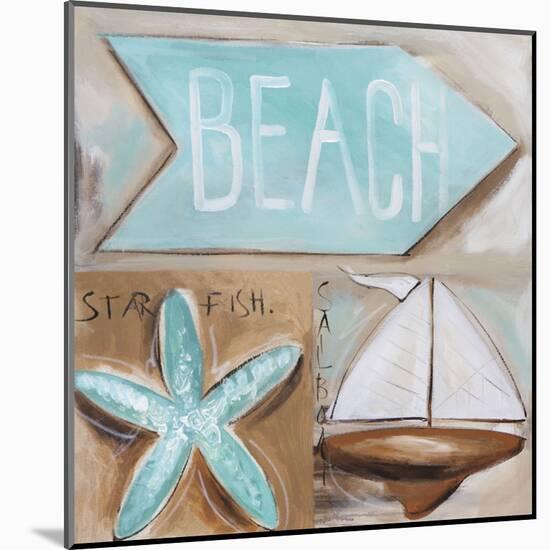 Where's the Beach?-Amanda J^ Brooks-Mounted Art Print