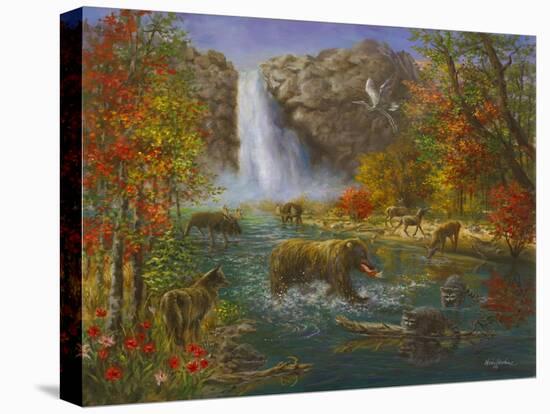 Where the Animals Play-Nicky Boehme-Stretched Canvas