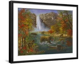 Where the Animals Play-Nicky Boehme-Framed Giclee Print