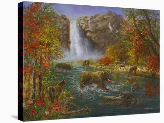 Where the Animals Play-Nicky Boehme-Stretched Canvas