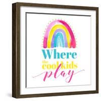 Where the Cool Kids Play-Enya Todd-Framed Art Print