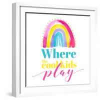 Where the Cool Kids Play-Enya Todd-Framed Art Print