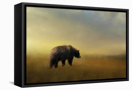 Where the Grizzly Roams-Jai Johnson-Framed Stretched Canvas