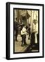 Where the Newsboy's Money Goes-Lewis Wickes Hine-Framed Photo