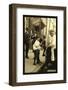 Where the Newsboy's Money Goes-Lewis Wickes Hine-Framed Photo