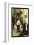 Where the Newsboy's Money Goes-Lewis Wickes Hine-Framed Photo