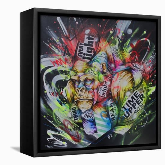 Where the night falls-Taka Sudo-Framed Stretched Canvas