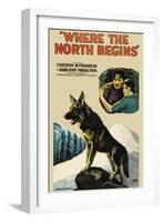 Where the North Begins-null-Framed Art Print