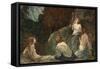 Where the Rude Axe, with Heaved Stroke, Was Never Heard the Nymphs to Daunt-Robert Anning Bell-Framed Stretched Canvas