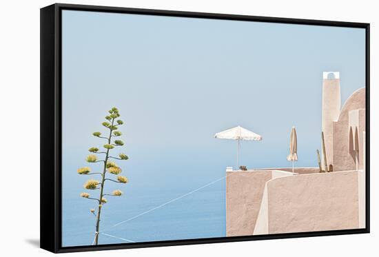 where the sea meets the sky-Linda Wride-Framed Stretched Canvas