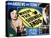 Where the Sidewalk Ends, Gene Tierney, Dana Andrews, 1950-null-Stretched Canvas