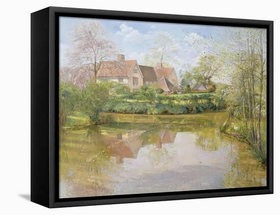 Where the Waters Cross-Timothy Easton-Framed Stretched Canvas