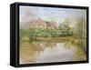 Where the Waters Cross-Timothy Easton-Framed Stretched Canvas