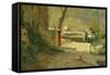 Where They Can Find the Village Gossip-Ernesto Rayper-Framed Stretched Canvas