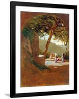 Where They Can Find the Village Gossip-Ernesto Rayper-Framed Giclee Print