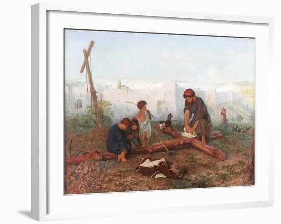 Where They Crucified Him, 1862-Philip Richard Morris-Framed Giclee Print