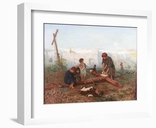 Where They Crucified Him, 1862-Philip Richard Morris-Framed Giclee Print