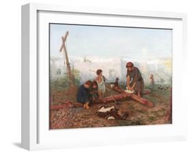 Where They Crucified Him, 1862-Philip Richard Morris-Framed Giclee Print