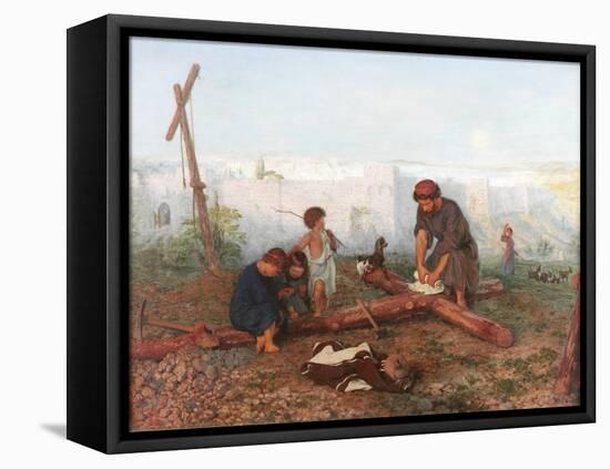 Where They Crucified Him, 1862-Philip Richard Morris-Framed Stretched Canvas