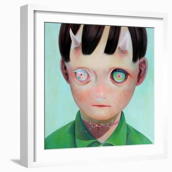 Whereabouts of God #1-Hikari Shimoda-Framed Art Print