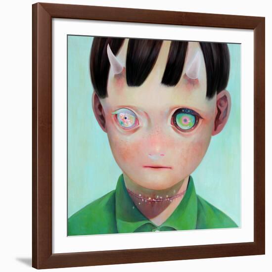 Whereabouts of God #1-Hikari Shimoda-Framed Art Print