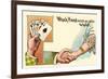 Which Hand Would You Prefer to Hold?-null-Framed Art Print