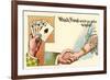 Which Hand Would You Prefer to Hold?-null-Framed Art Print